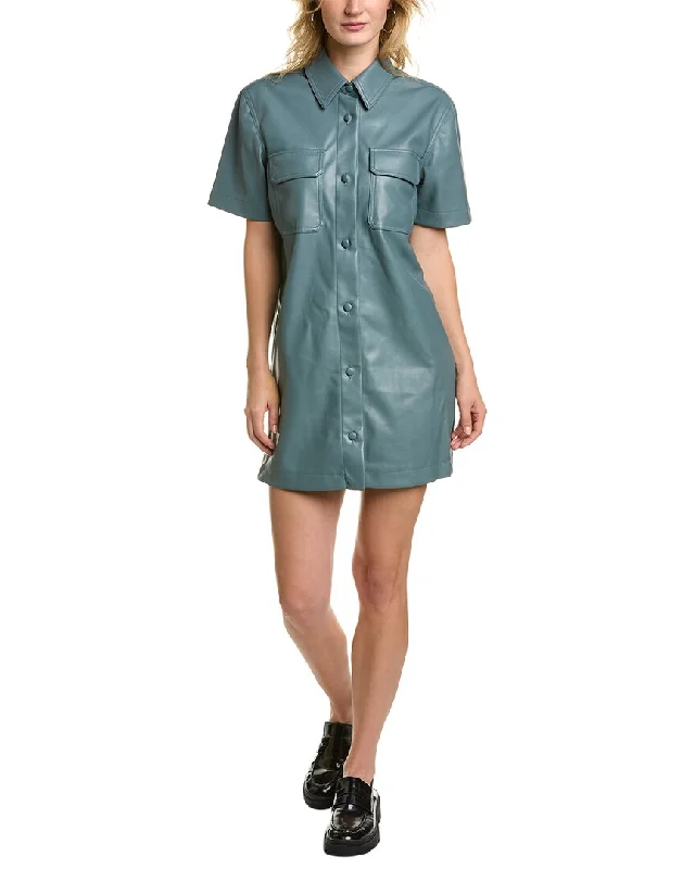 Avec Les Filles Pocket Shirtdress Relaxed Fit Shirt