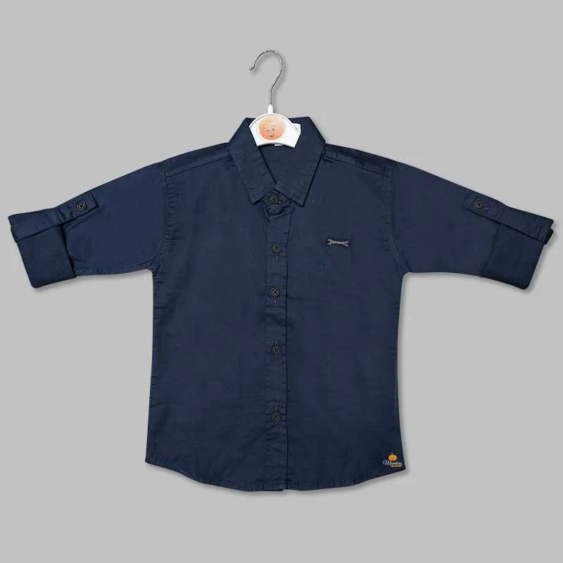 Solid Shirt for Boys Classic Button Shirt