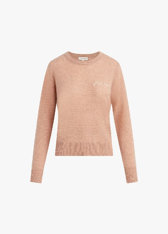 CASHMERE SWEATER Trendy Knit Sweater