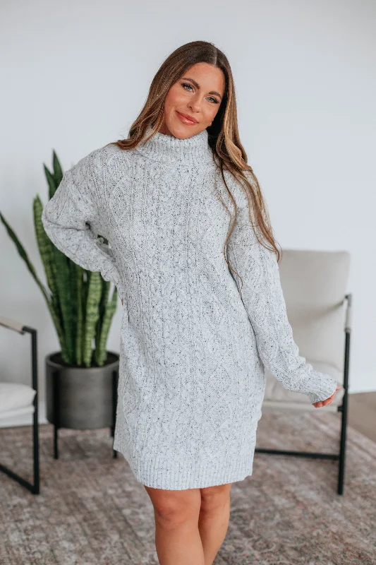 Antonia Sweater Dress Chunky Knit Sweater