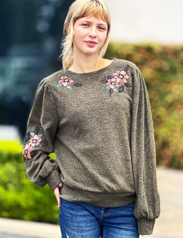 Fall Blossom Sweatshirt Graphic Sweatshirts Collection