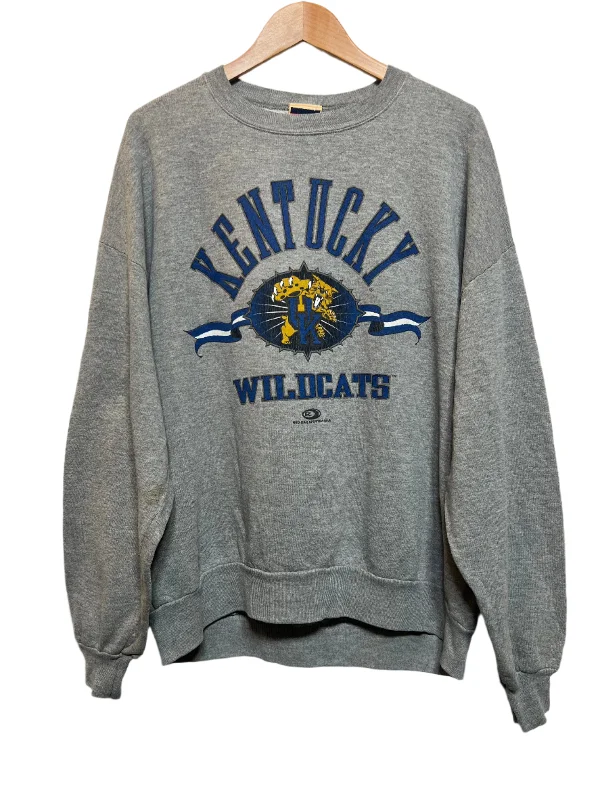 Kentucky Wildcats Mens Grey Sweatshirt (Size L) Hoodies & Sweatshirts Combo