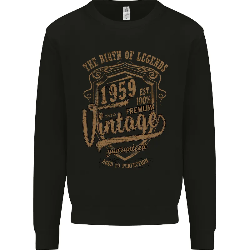 Birth of Legends 65th Birthday 1959 Mens Sweatshirt Jumper