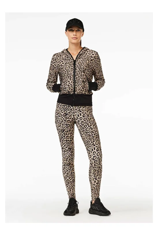 Goldbergh Joel Jacket in Animal Print Women’s Hoodie Pullover