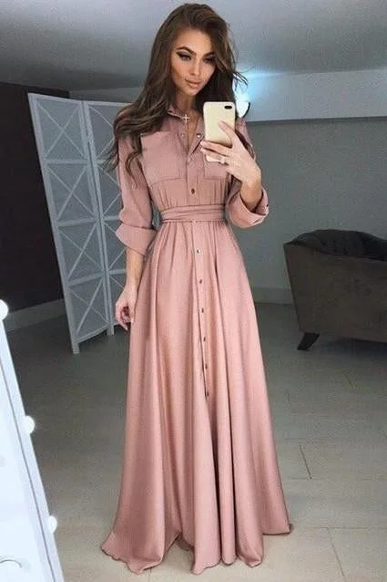 Boho Wedding Dress Chic Pink Sexy Wedding Dress