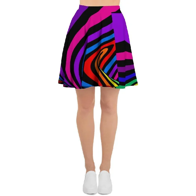 Abstract Colorful Psychedelic Women's Skirt High-end unclassified skirts