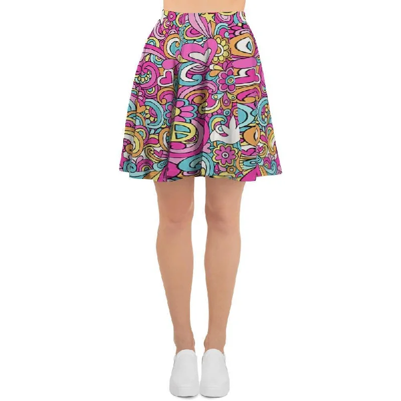 Abstract Hippie Women's Skirt Casual chic unclassified skirts