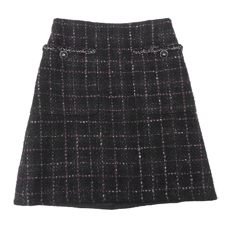 Chanel Tweed Skirt P71203V62554 High-low unclassified skirts