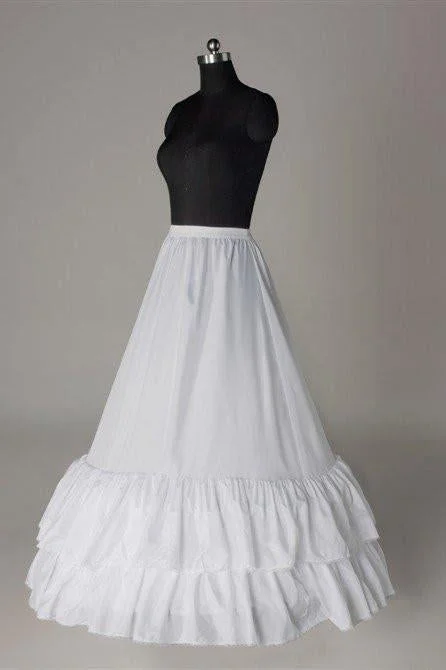 Fashion A Line Wedding Petticoat Accessories White Floor Length DMP7 Petite unclassified skirts