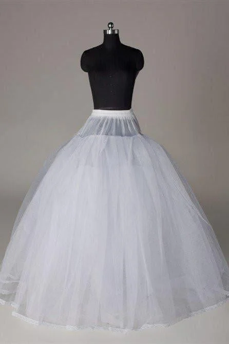 Fashion Ball Gown Wedding Petticoat Accessories White Floor Length DMP5 Sexy unclassified skirts