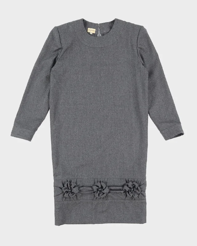 Riccardo Prisco 1960s Grey Wool Midi Dress - S Revolve midi dresses