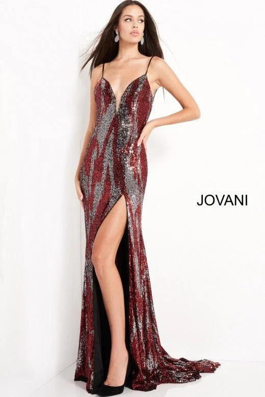 Jovani 04428 Long Formal Spaghetti Strap Prom Dress Office maxi dresses