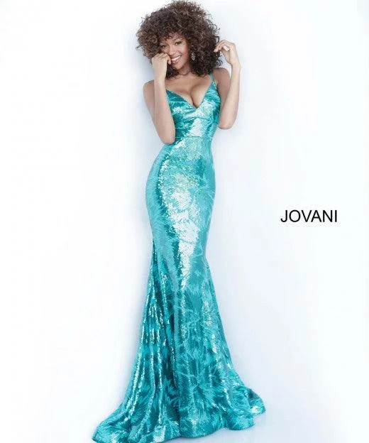 Jovani 1848 Long Spaghetti Strap Formal Prom Dress Women's maxi dresses