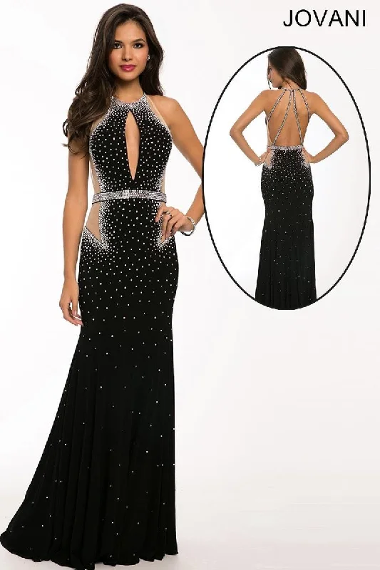 Jovani 23046 Sleeveless Long Sexy Prom Dress Smocked maxi dresses