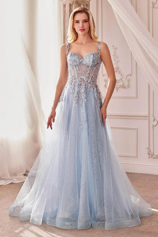 Andrea and Leo A1258 - Illusion Corset Sweetheart Prom Gown Sequin party dresses