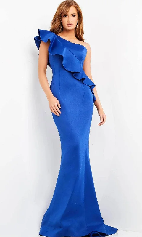 Jovani 06708 - Ruffle Draped Mermaid Evening Dress H&M party dresses