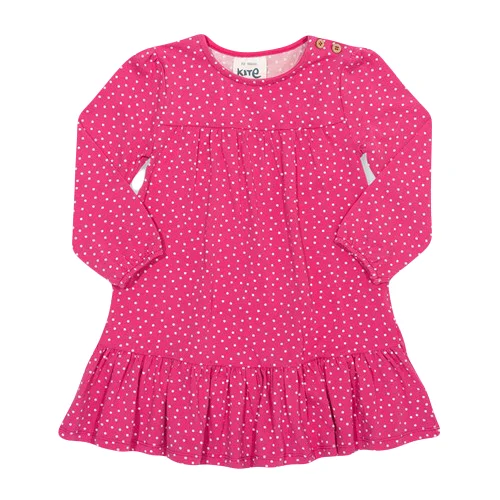 Baby Girls Organic Darling Dot Dress Chiffon unclassified dresses