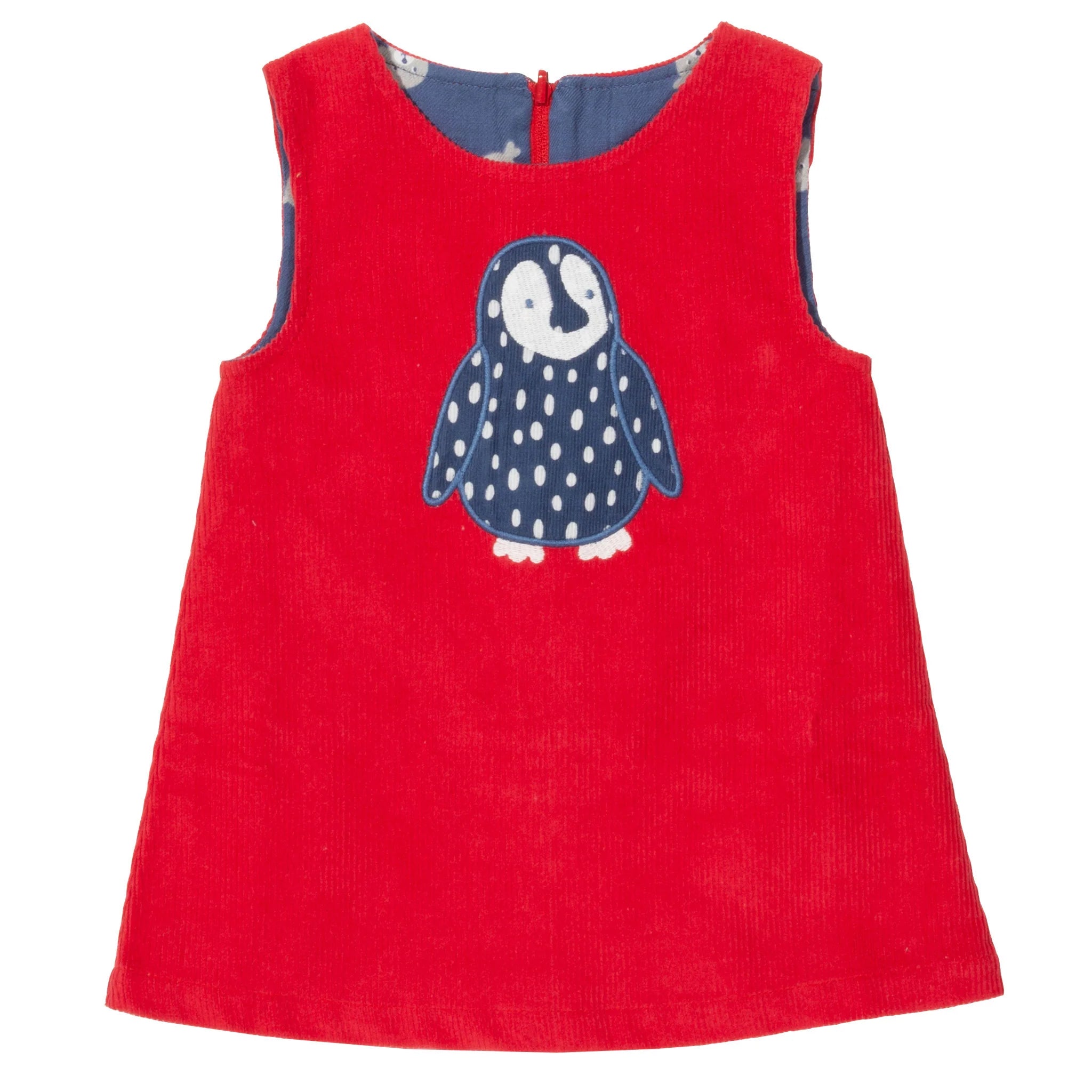 Baby Girls Organic Reversible Penguin Dress Travel unclassified dresses