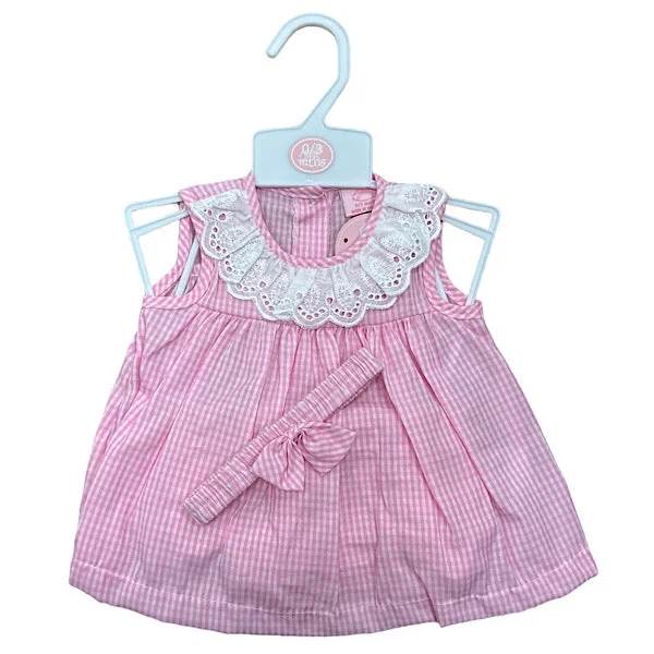 Baby Girls Pink Gingham Dress Unique unclassified dresses