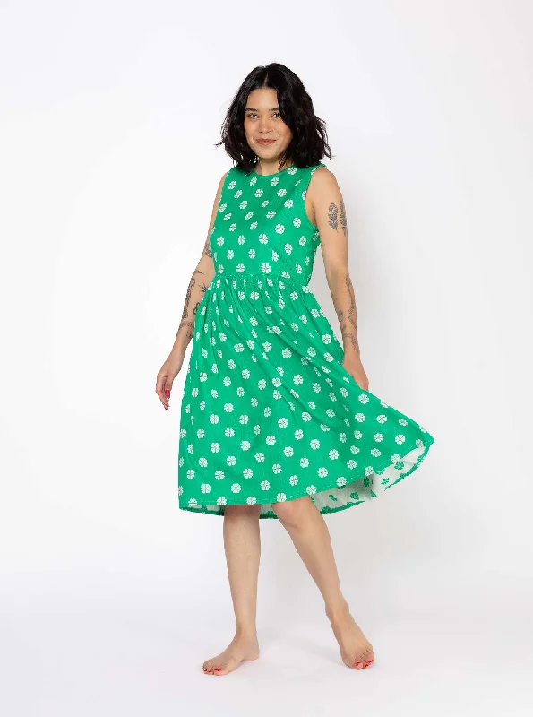 cecelia dress | summer 24 | green daisy Preppy unclassified dresses