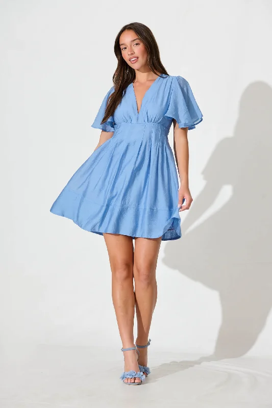 Dream Dress In Pale Blue Wrap unclassified dresses