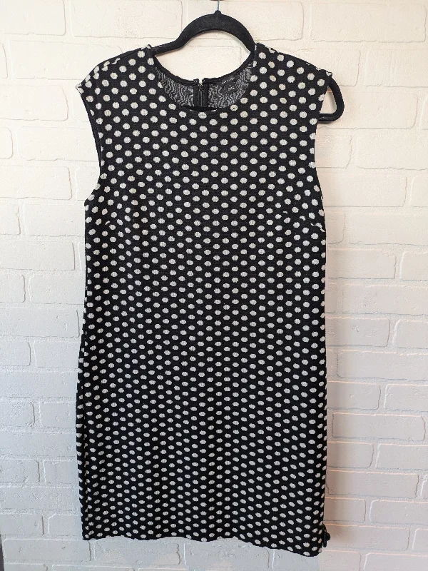 Dress Work By Ann Taylor In Black & White, Size: M Bold pattern unclassified dresses