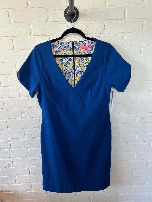 Dress Work By Betsey Johnson In Blue, Size: L Stylish unclassified dresses