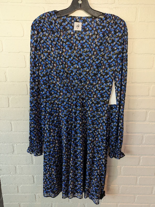 Dress Work By Cabi In Black & Blue, Size: M Street style unclassified dresses