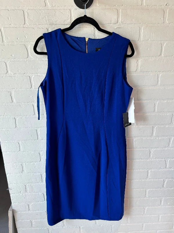 Dress Work By Marina In Blue, Size: L Bright color unclassified dresses