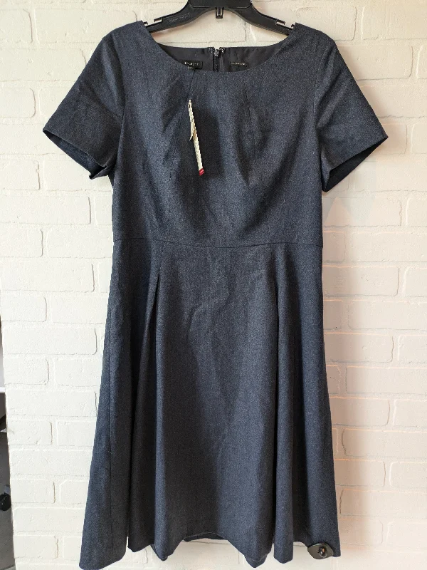 Dress Work By Talbots In Grey, Size: L Color block unclassified dresses