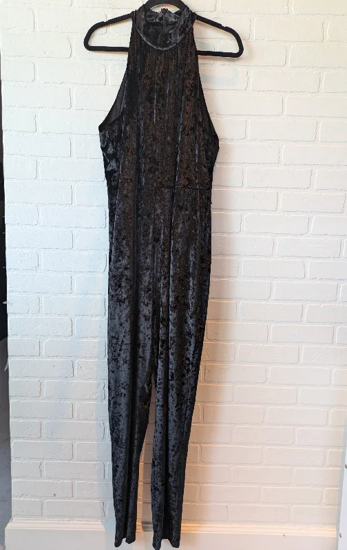 Jumpsuit By Michael By Michael Kors In Black, Size: 2x Metallic unclassified dresses