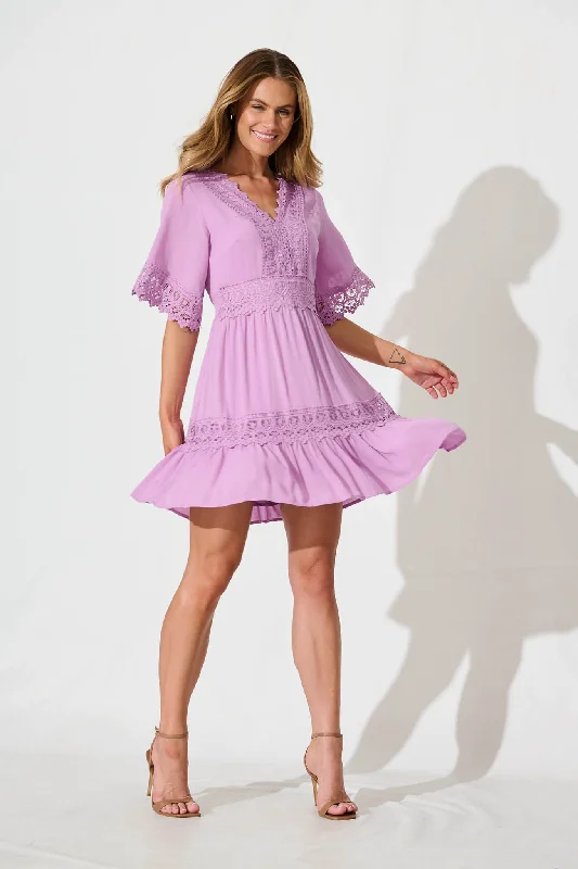 Macca Dress In Lilac Trendy new unclassified dresses