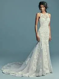 Maggie Sottero Kendall Lace Mermaid Lace Gown Glam