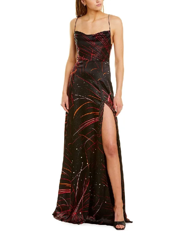 Retrofete Gracie Silk-Blend Maxi Dress Chic Maxi Dress